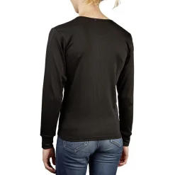 Sale Gifi T-shirt thermo noir à manche longue femme