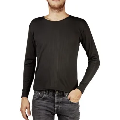 Hot Gifi T-shirt thermo noir à manche longue homme