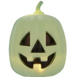 Tête de citrouille phosphorescente à led décoration Halloween*Gifi Discount