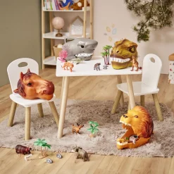 Discount Gifi Tête de lion + 20 figurines