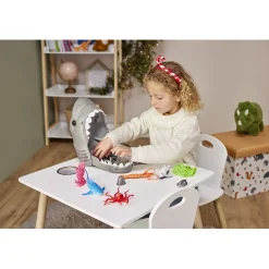 Clearance Gifi Tête de requin + 20 figurines