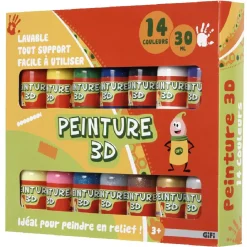 Gifi Tube de peinture 3D x14