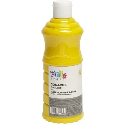 Gifi Tube de peinture gouache jaune 500 ml