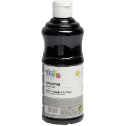 Gifi Tube de peinture gouache noir 500 ml
