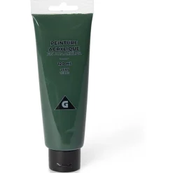 Gifi Tube peinture acrylique 120ml vert foncé