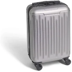 Clearance Gifi Valise cabine low cost 26L avec 4 roues amovibles gris H51cm