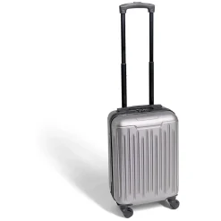 Clearance Gifi Valise cabine low cost 26L avec 4 roues amovibles gris H51cm