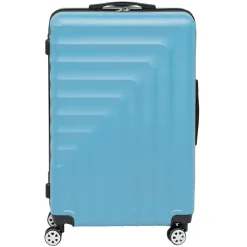 Outlet Gifi Valise cabine rigide bleu Grand modèle 51x28xH77cm 91L