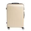 Gifi Valise cabine rigide trolley 4 roulettes 104L couleur ivoire