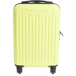 Discount Gifi Valise cabine rigide trolley 4 roues amovibles 26L jaune
