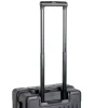 Discount Gifi Valise cabine trolley à roulettes noir 38L petit modèle