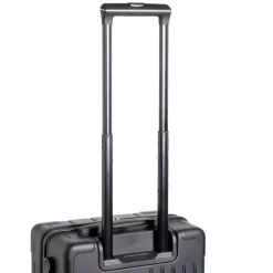 Discount Gifi Valise cabine trolley à roulettes noir 38L petit modèle