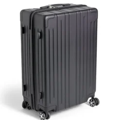 Best Gifi Valise cabine trolley à roulettes noir 61L moyen modèle