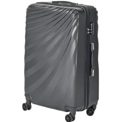 Discount Gifi Valise grand modèle ABS noir 70x48x29cm