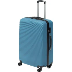 New Gifi Valise moyenne ABS bleu 60x44x26cm
