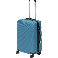New Gifi Valise moyenne ABS bleu 60x44x26cm