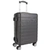 Best Gifi Valise rigide 4 roues 38L ABS noir L.56 cm