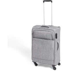 New Gifi Valise souple 50L polyester gris 42x24,5xH68cm