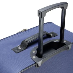 Gifi Valise souple 4 roues bleu H.75 cm