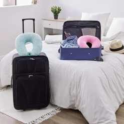 Online Gifi Valise souple 4 roues bleu H.65 cm