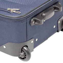 Sale Gifi Valise souple 4 roues bleu H.55 cm