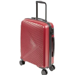 Discount Gifi Valise sur roulettes rouge H56 cm