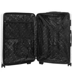New Gifi Valise trolley ABS rigide 4 roues gris L. 50 cm