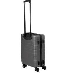 New Gifi Valise trolley ABS rigide 4 roues gris L. 50 cm