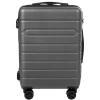 Outlet Gifi Valise trolley ABS rigide 4 roues gris H50cm