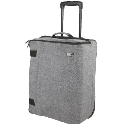 Gifi Valise trolley pliable grise et noire