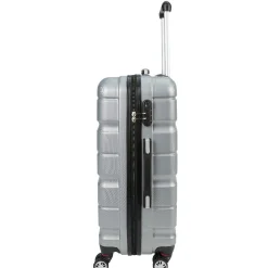 Sale Gifi Valise trolley rigide abs gris argenté H60 cm
