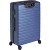 Gifi Valise trolley rigide 4 roues bleu marine L. 70 cm