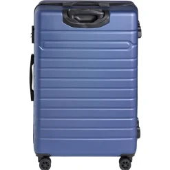 Gifi Valise trolley rigide 4 roues bleu marine L. 70 cm