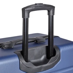 Gifi Valise trolley rigide 4 roues bleu marine L. 70 cm