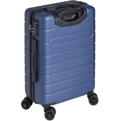 Clearance Gifi Valise trolley rigide 4 roues bleu marine L. 50 cm