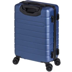 Clearance Gifi Valise trolley rigide 4 roues bleu marine L. 50 cm