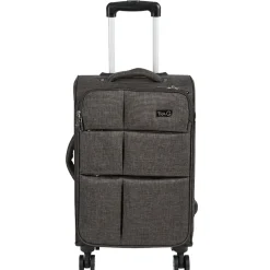 Sale Gifi Valise trolley souple 8 roues gris H50 cm