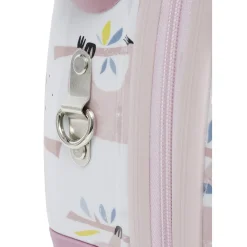 Hot Gifi Valise trotteur enfant rose blanc 47x31xH23,5 cm