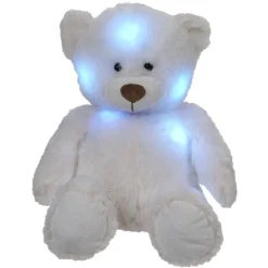 Gifi Eveil<Veilleuse peluche ourson blanc lumineux