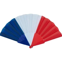 Discount Gifi Éventail supporter France bleu blanc rouge 40x22cm