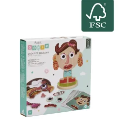 Gifi Eveil<Visage mystère à composer bois certifié FSC® - 64 pièces