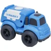 Clearance Gifi Voiture de police plastique bleu 10x6,5xH7 cm