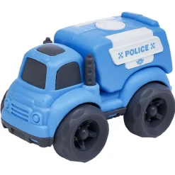 Clearance Gifi Voiture de police plastique bleu 10x6,5xH7 cm