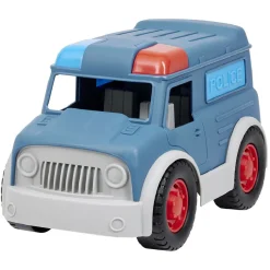 Best Gifi Voiture de police plastique bleu 26x15xH18,2 cm