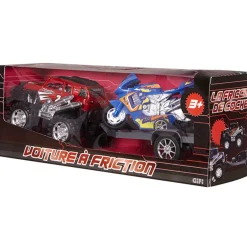 Gifi Jeux D'Imagination Et D'Imitation<Voiture friction 4X4 et remorque