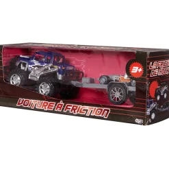 Gifi Jeux D'Imagination Et D'Imitation<Voiture friction 4X4 et remorque