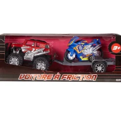 Gifi Jeux D'Imagination Et D'Imitation<Voiture friction 4X4 et remorque