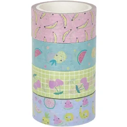 Washi tape fruit ruban adhésif x4*Gifi Clearance