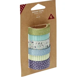 Gifi Washi tape x6 pastel 5m