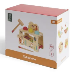 Gifi Eveil<Xylophone marteau 2en1 en bois